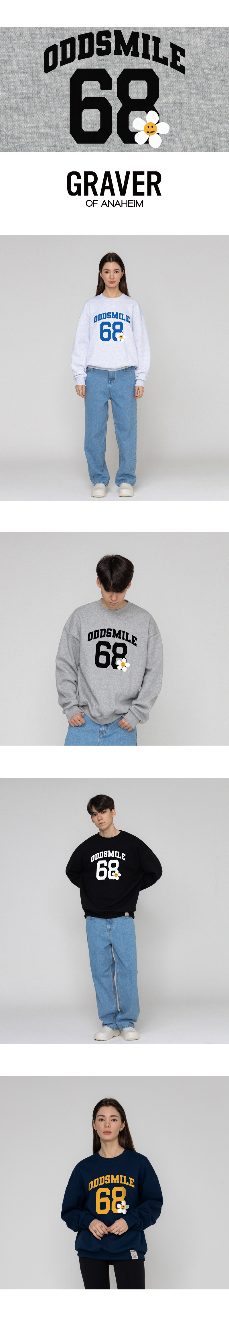 MUSINSA | GRAVER [UNISEX]ODDSMILE 68 Flower Smile