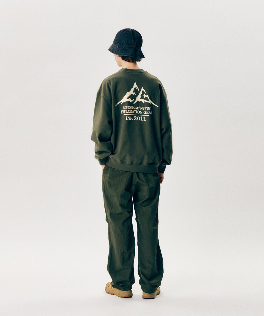 MUSINSA | ESPIONAGE Over Fatigue Hat (Denim ver.) Dark Indigo
