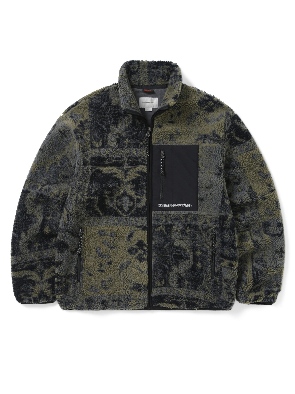 SP Sherpa Fleece Jacket Olive 상세 이미지 1