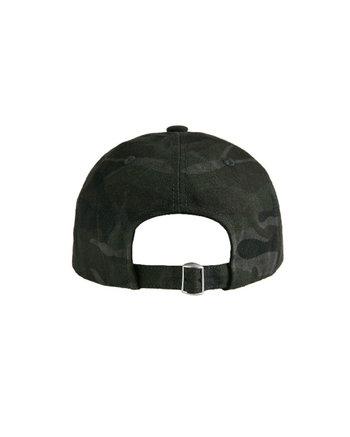 WEB LOGO CAMO 5 PANNEL CAP - [BLACK]
