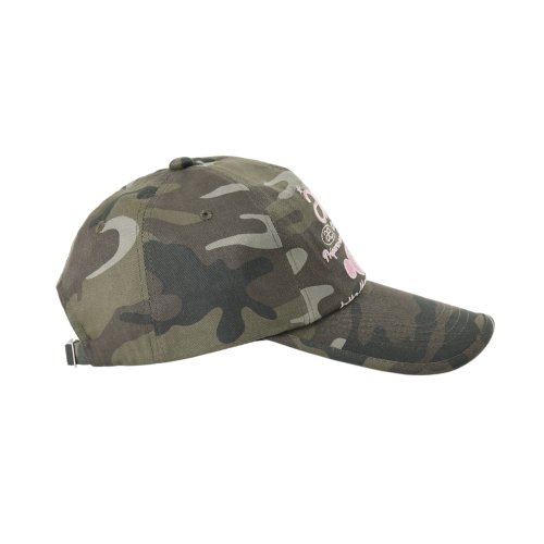 WEB LOGO CAMO 5 PANNEL CAP - [GREEN]