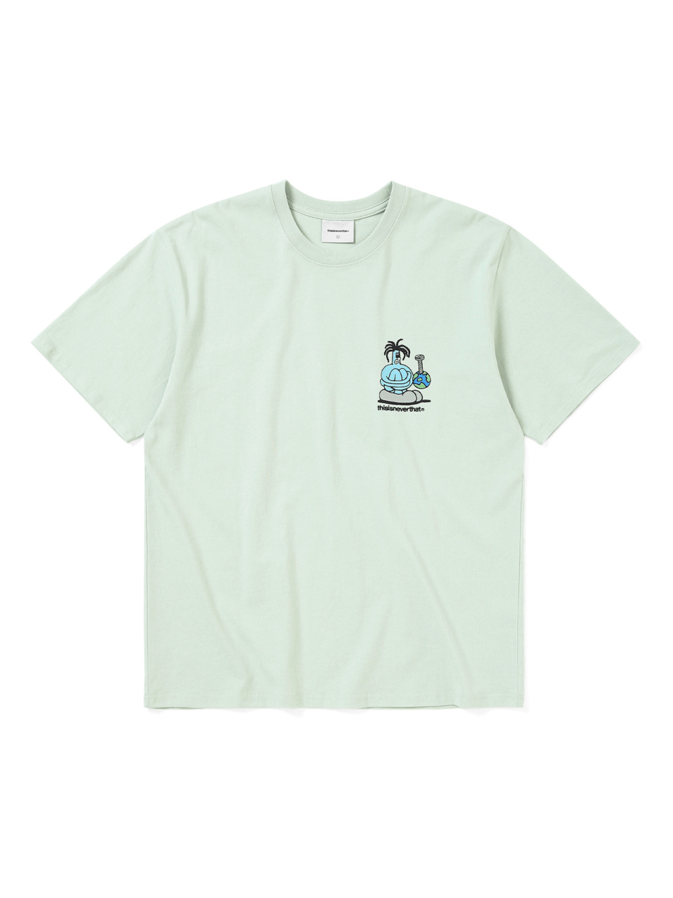 ★thisisneverthat★ TNT SN Earth Tee PALE MINT SN233TTSST01P TNT SN Earth Tee - thisisneverthat®
