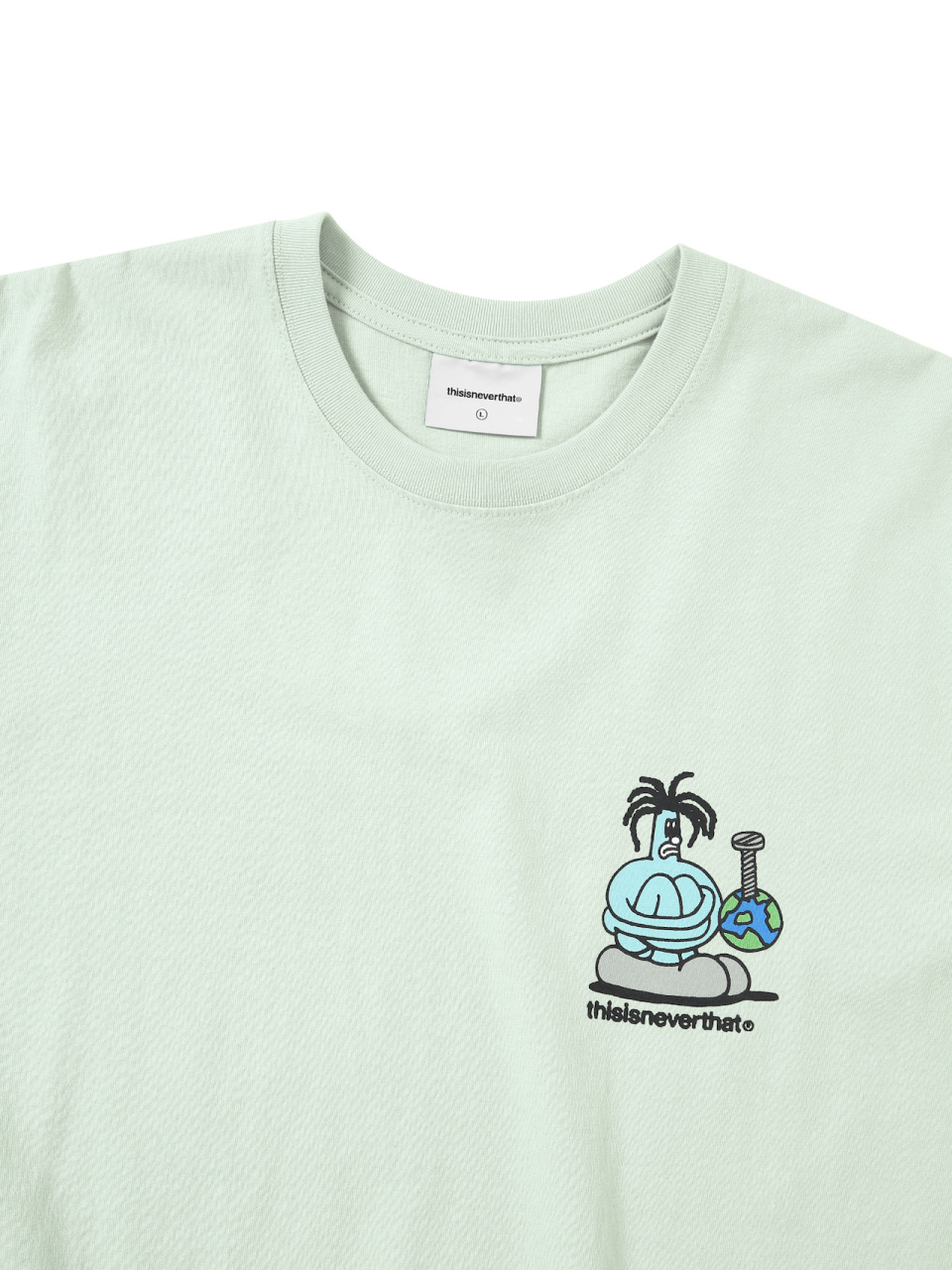 ★thisisneverthat★ TNT SN Earth Tee PALE MINT SN233TTSST01P MUSINSA | thisisneverthat® TNT SN Earth Tee PALE MINT