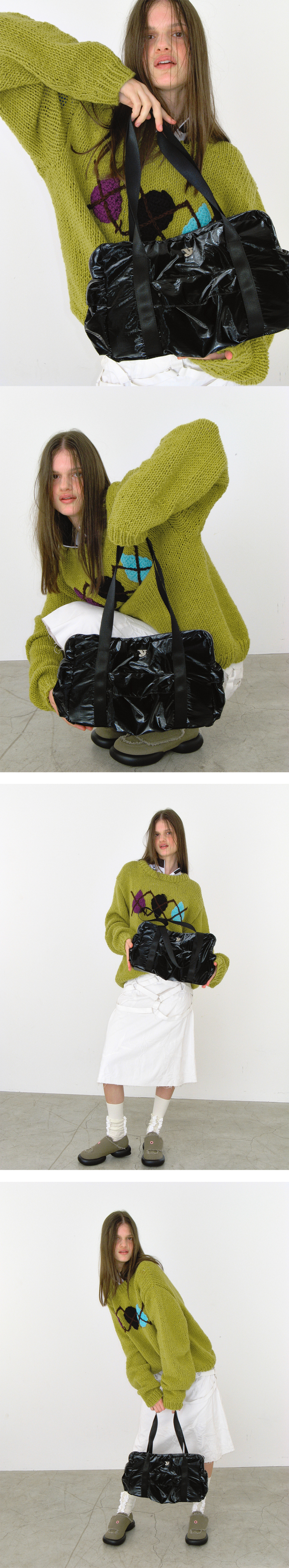 ◆yeomim◆weekend bag (black)★春迎え ウィークエンドバッグ（ブラック） | YEOMIM | HANA(ハナ)