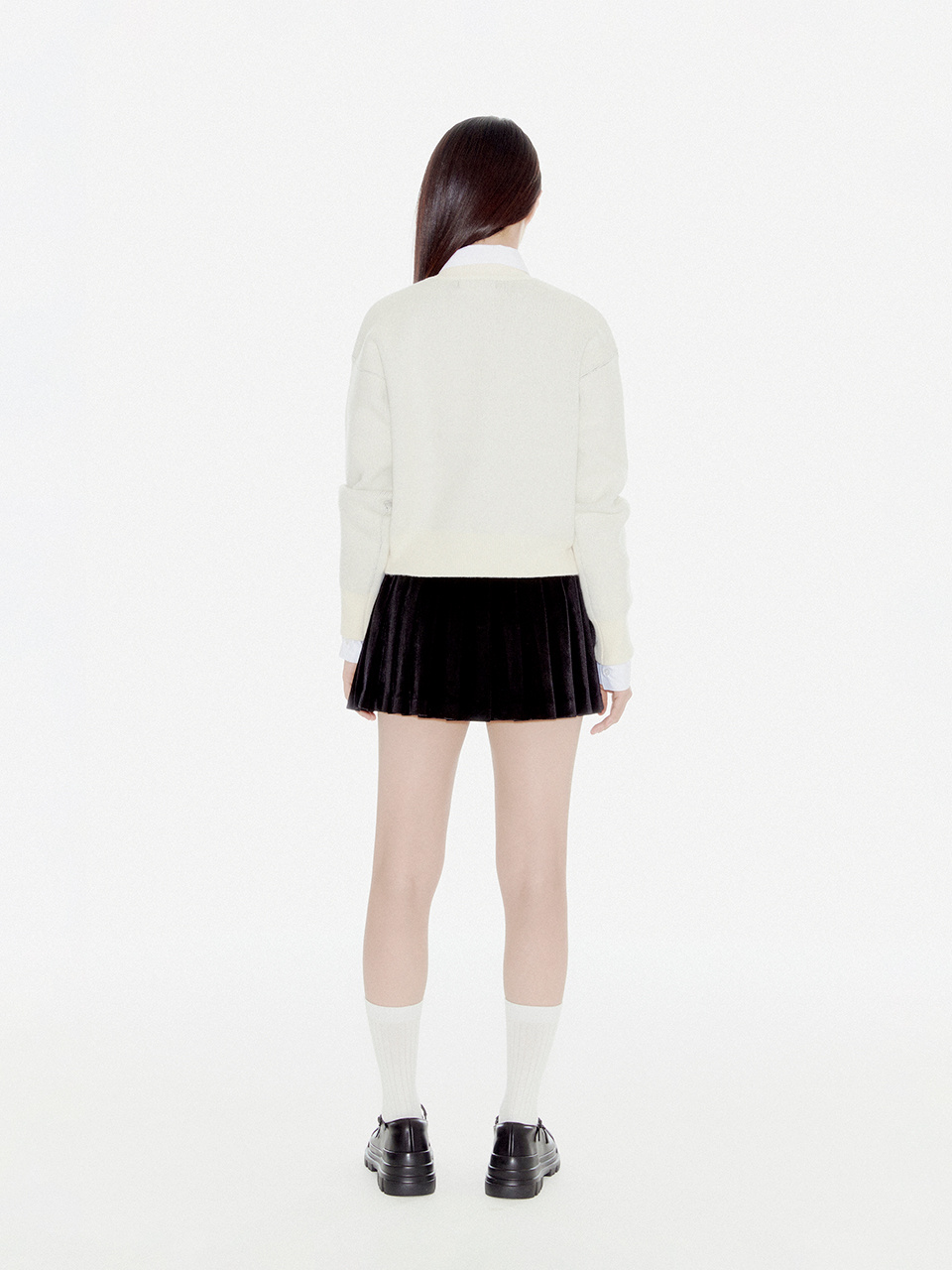 유희(YOUHEE) YOUHEE LETTERING PULLOVER KNIT IVORY