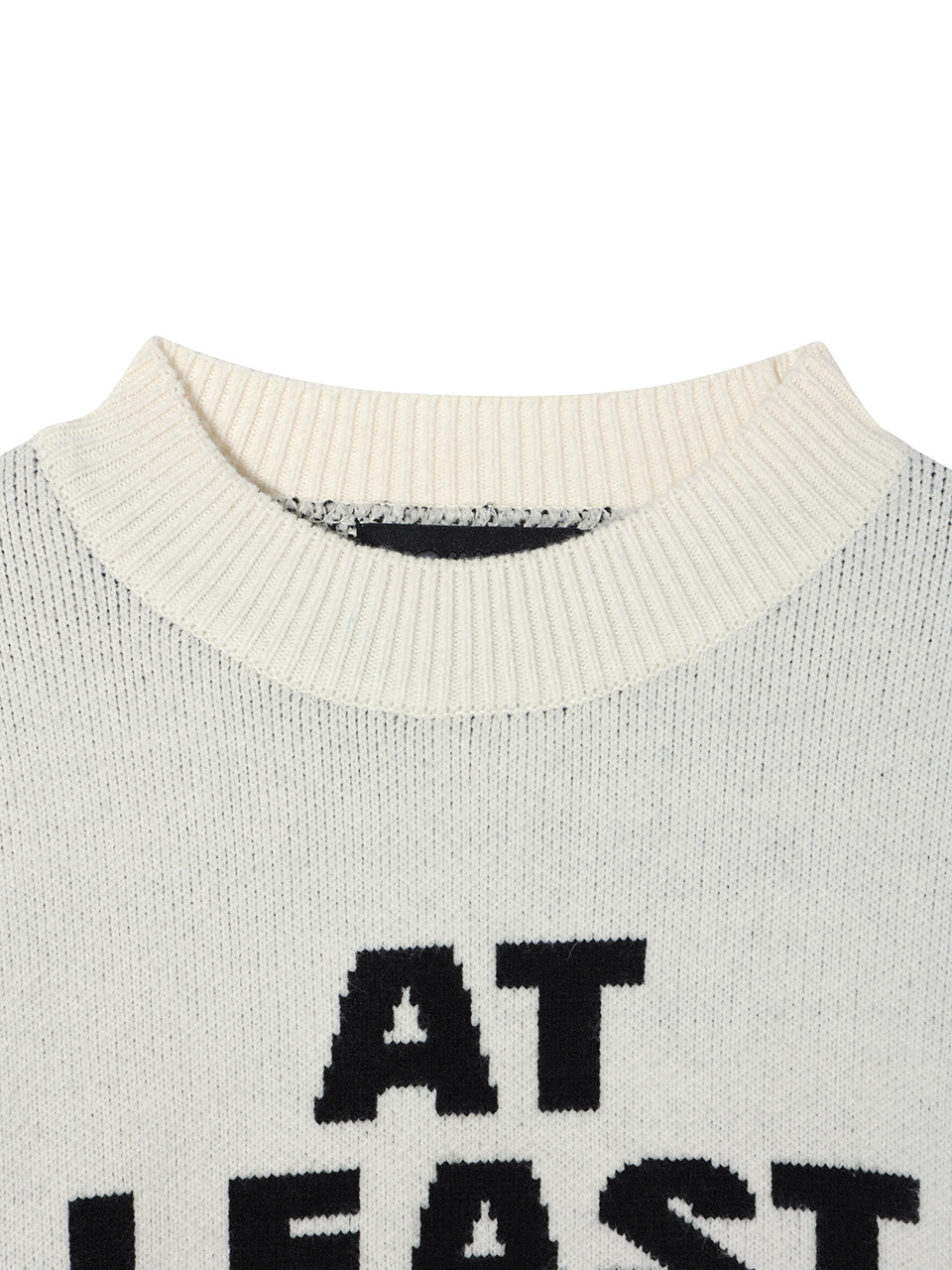 유희(YOUHEE) YOUHEE LETTERING PULLOVER KNIT IVORY