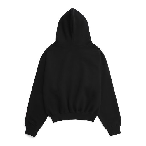 ILLEDIT VINTAGE LOGO CROP HOOD BLACK
