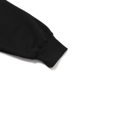 ILLEDIT VINTAGE LOGO CROP HOOD BLACK