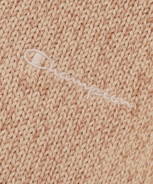 여성 드랍숄더 하이넥 스웨터 Normal Beige