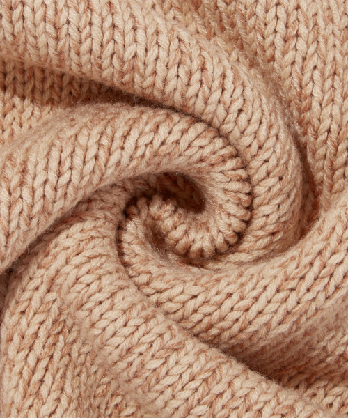 여성 드랍숄더 하이넥 스웨터 Normal Beige