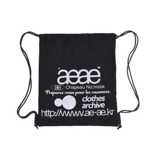 Web Logo Gym Sack -[BLACK]