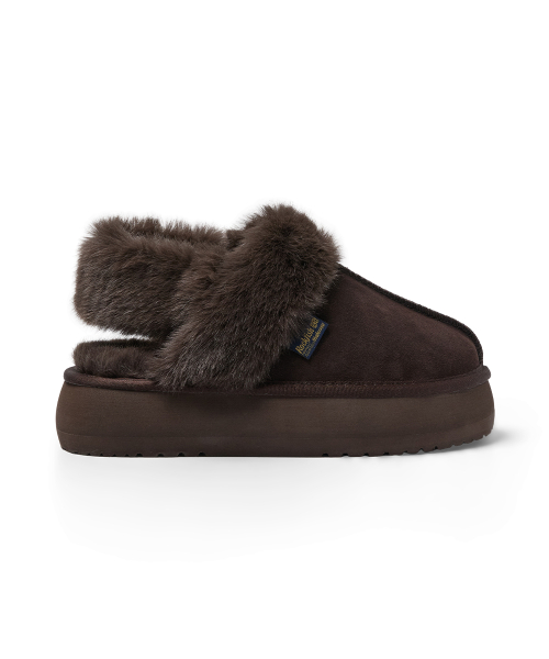 CLOUDY PLATFORM FUR SLINGBACKS - 6 colors