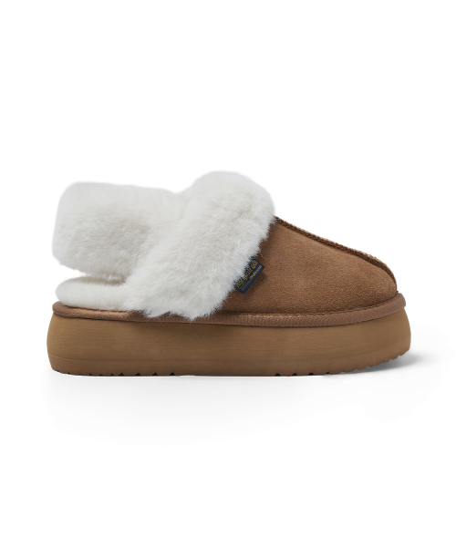 CLOUDY PLATFORM FUR SLINGBACKS - 6 colors