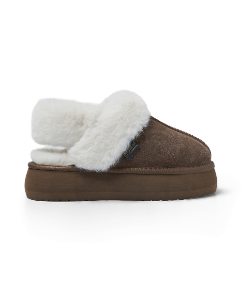 CLOUDY PLATFORM FUR SLINGBACKS - 6 colors