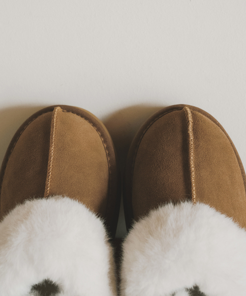 CLOUDY PLATFORM FUR SLINGBACKS - 6 colors