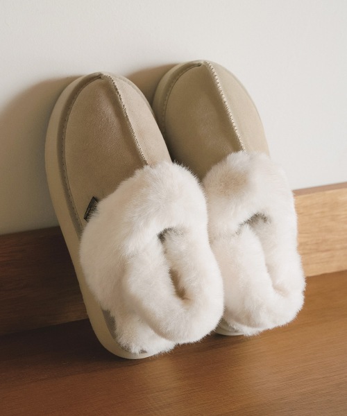 CLOUDY PLATFORM FUR SLINGBACKS - 6 colors