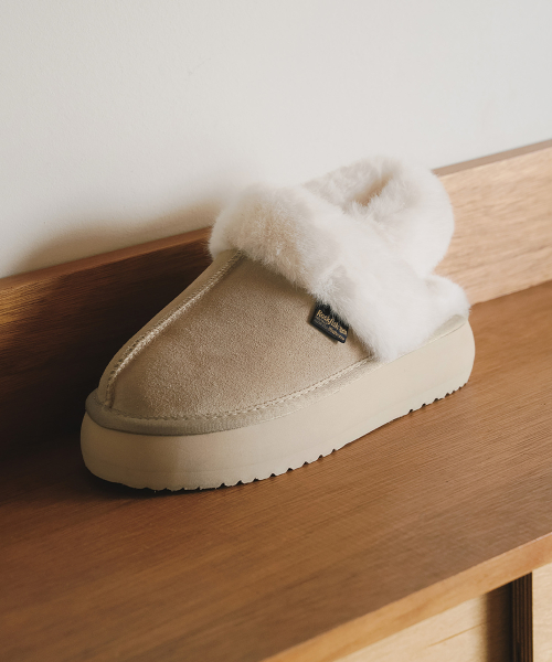 CLOUDY PLATFORM FUR SLINGBACKS - 6 colors