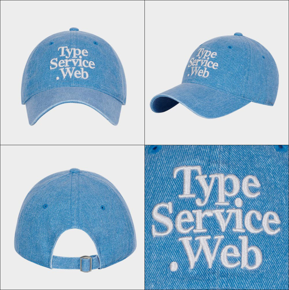 ●typeservice● Typeservice Web Cap Azure Blue COTA01ABF MUSINSA | TYPESERVICE Typeservice Web Cap [Azure Blue]