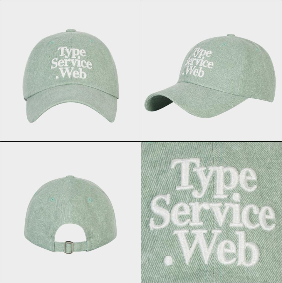 MUSINSA公式 | TYPESERVICE Typeservice Web Cap [Light Green]