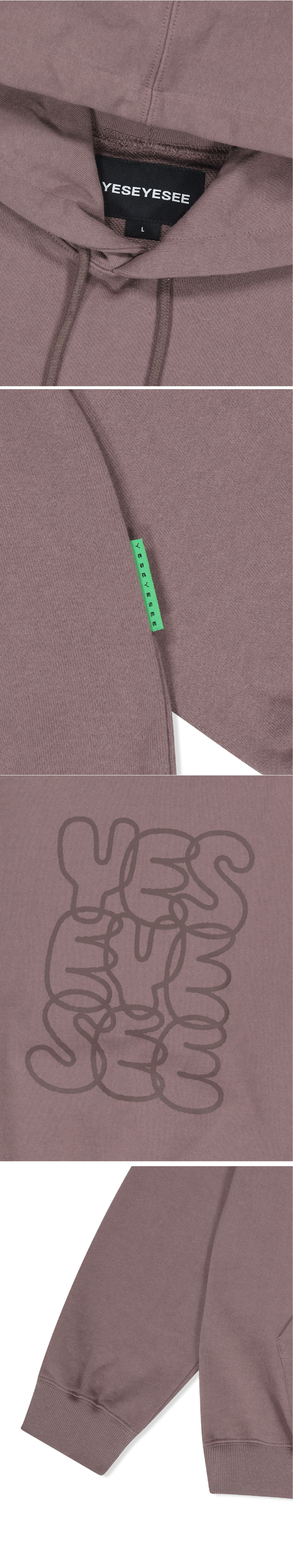 C-Logo Hoodie Dusty Pink