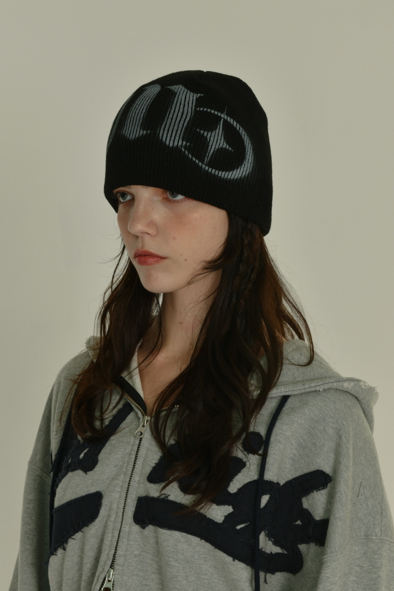【MIDNIGHT MOVE】 rose beanie / 追跡付 MUSINSA公式 | MIDNIGHT MOVE sp beanie (black)