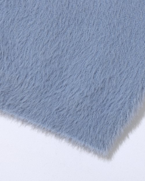 ESSENTIAL HAIRY ROUND NECK KNIT_SKY BLUE