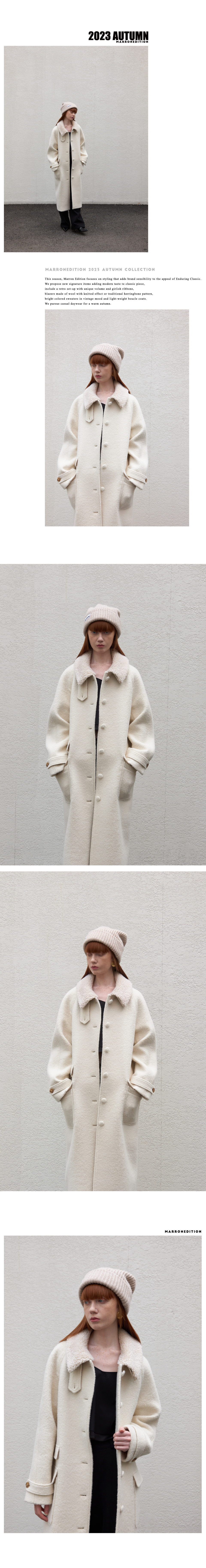 Marron on sale edition coat