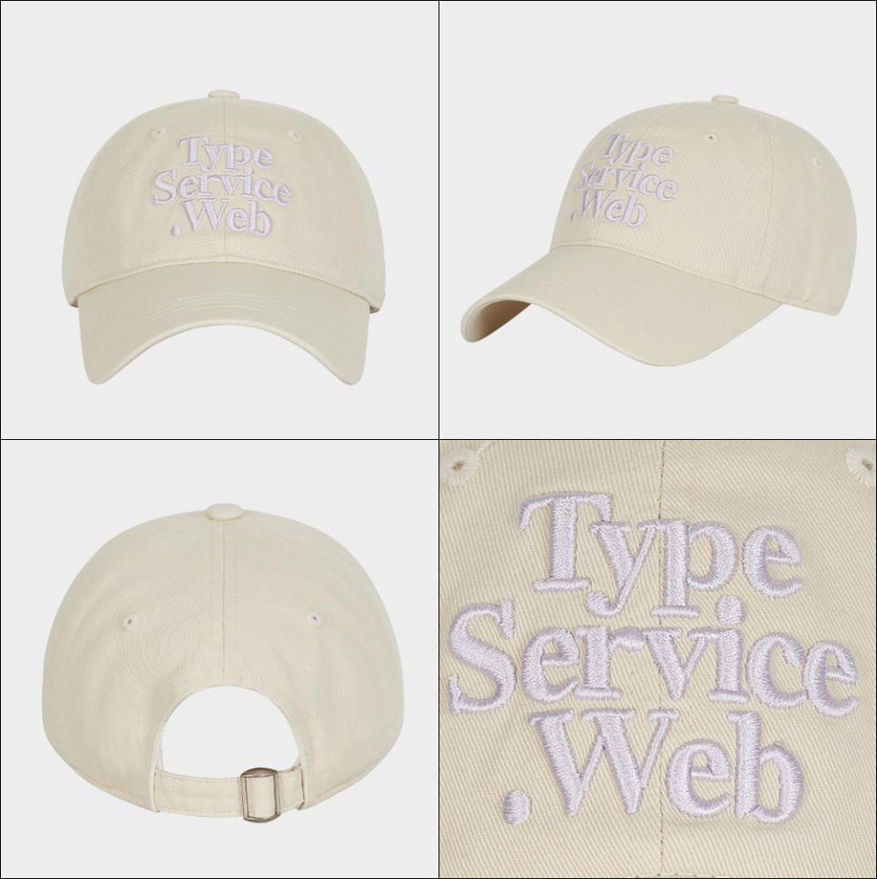 MUSINSA | TYPESERVICE Typeservice Web Cap [Light Beige]