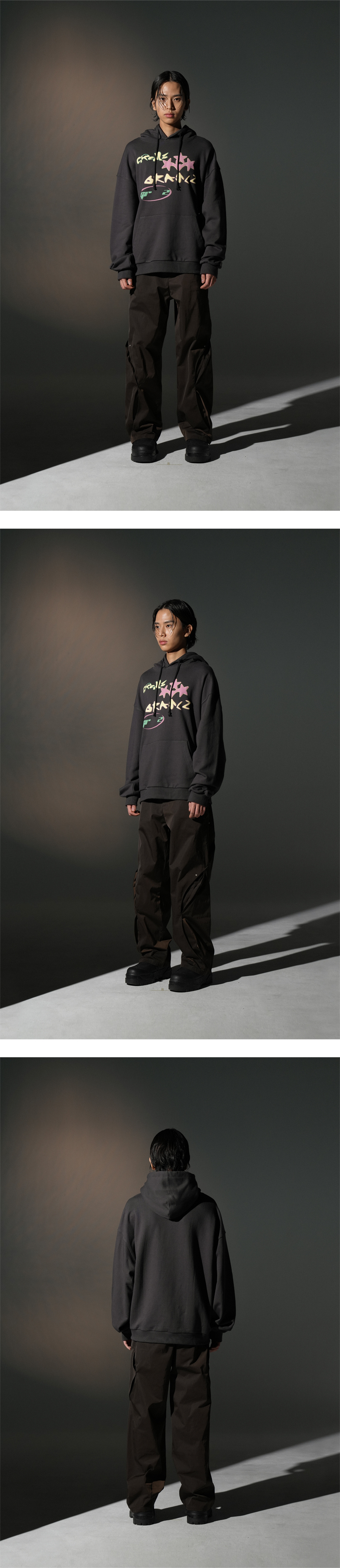 【GRAILZ】LUCKY STAR HOODIE [CHARCOAL] MUSINSA | GRAILZ LUCKY STAR HOODIE [CHARCOAL]