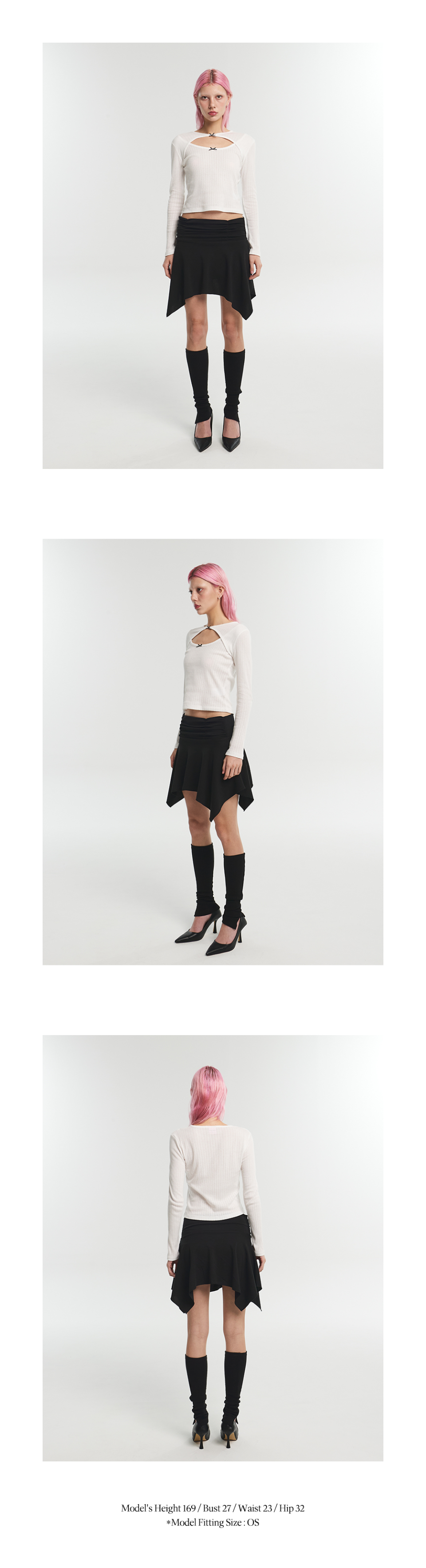 ITZAVIBE☆TWO RIBBON LONG SLEEVE MUSINSA | ITZAVIBE TWO RIBBON LONG SLEEVE - WHITE