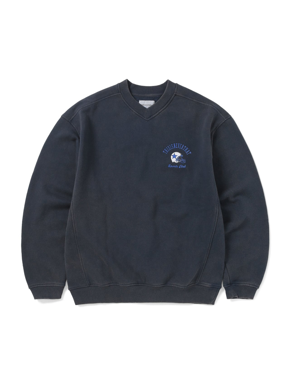 さらに100円引き◆thisisneverthat◆Wide Rugby Crewneck MUSINSA公式 | thisisneverthat® Wide Rugby Crewneck Indigo
