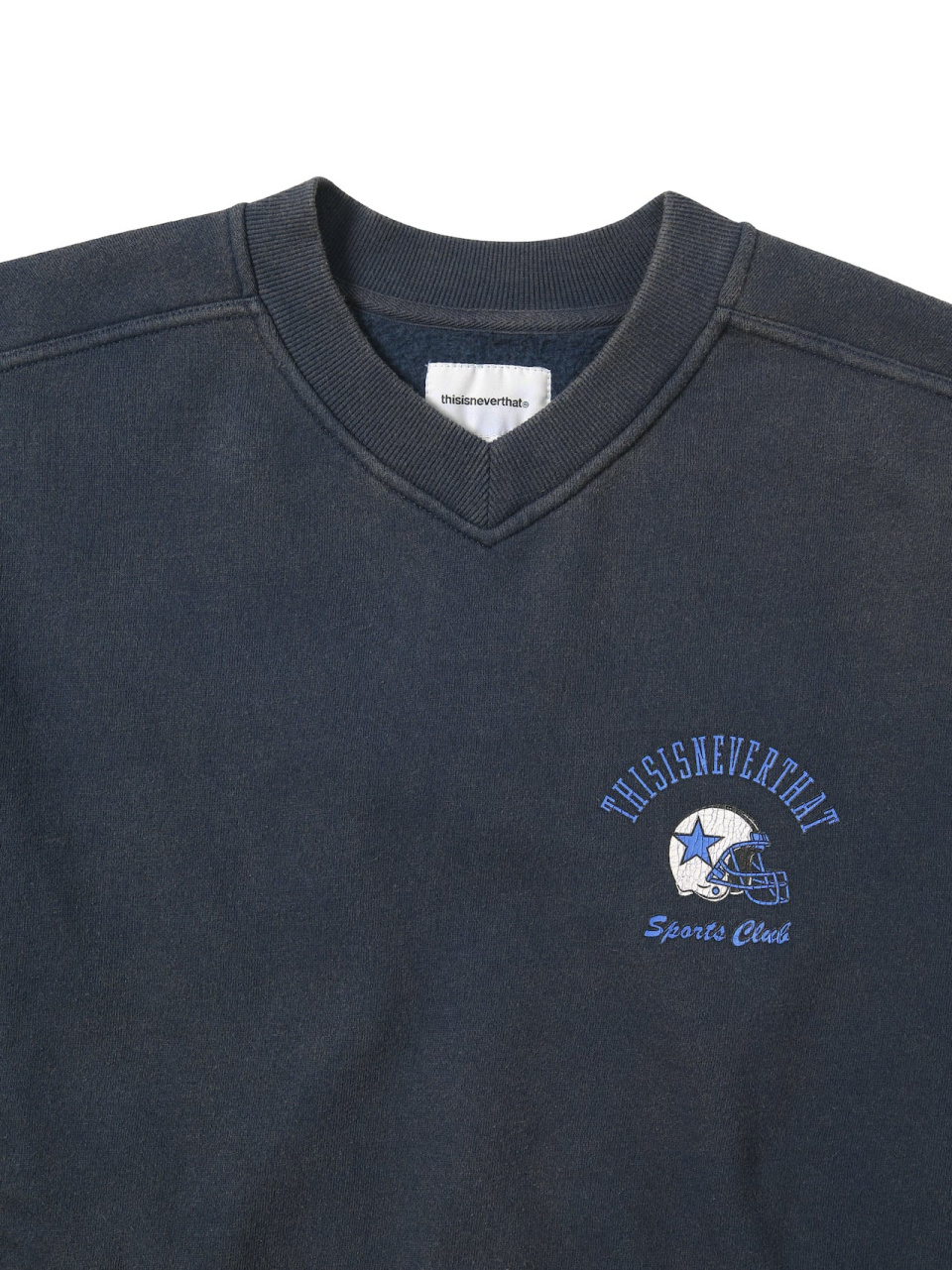 MUSINSA公式 | thisisneverthat® Wide Rugby Crewneck Navy