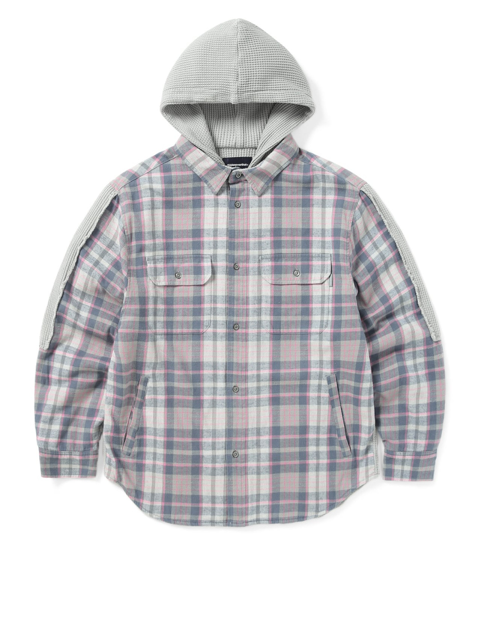 Hooded checked flannel online