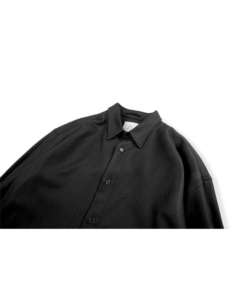 OVERSIZED SHIRT, BLACK