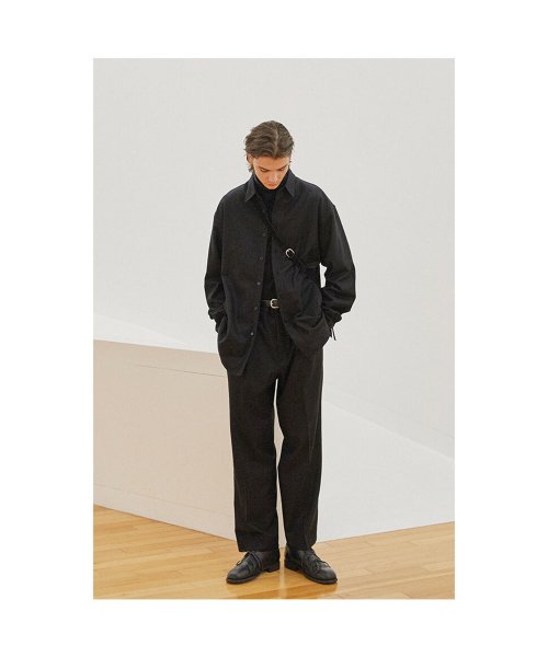 OVERSIZED SHIRT, BLACK