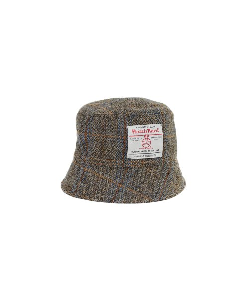Harris Tweed Bucket Hat, Brown