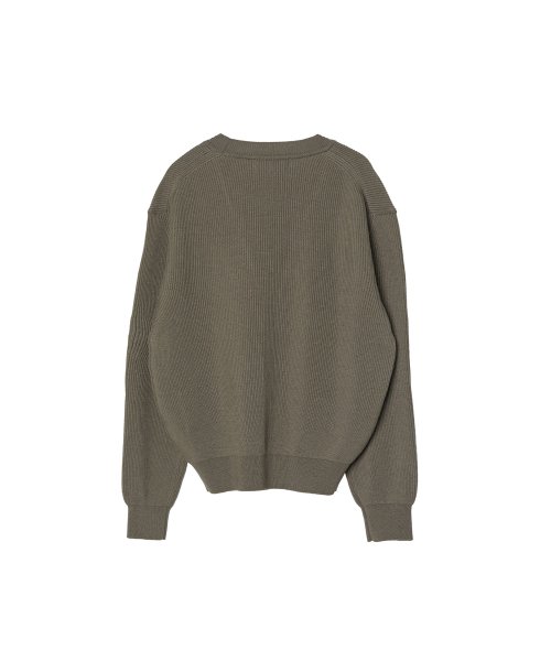 21fw Essential Cardigan, Grayish Brown
