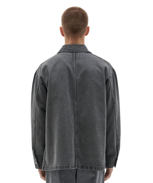 French Work Jacket, Grey