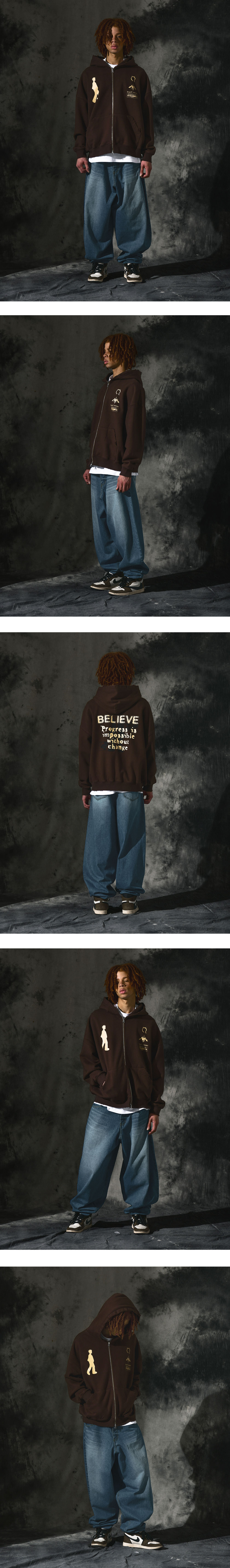 MUSINSA | DOMINANT [Heavy Cotton]Believe Vintage Bio Washing