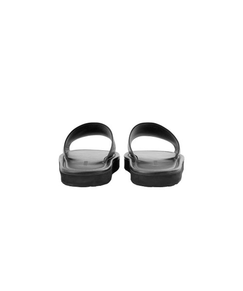 Leather Slide, Black