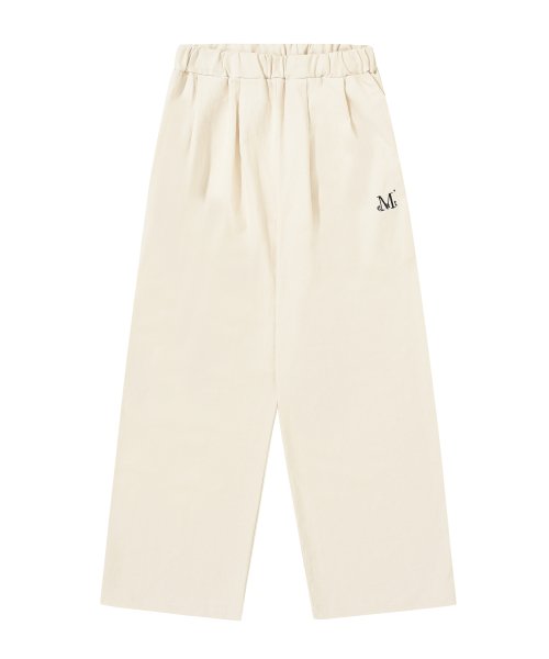 SIGNATURE TWO TUCK COTTON PANTS (3Color)