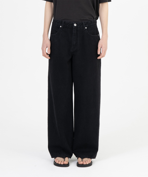 Wide Denim, Black