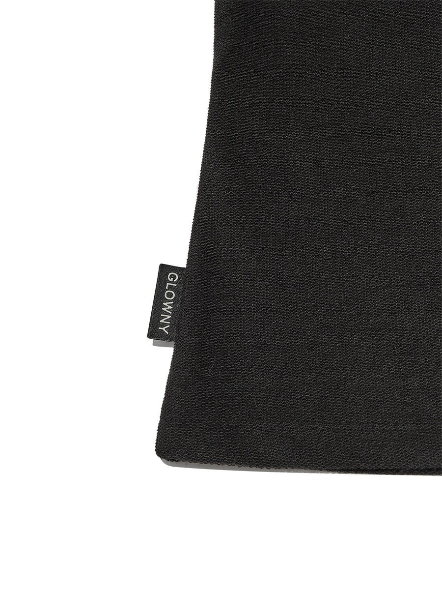 MUSINSA公式 | GLOWNY JOSHUA PANELED LONG SLEEVE (BLACK)