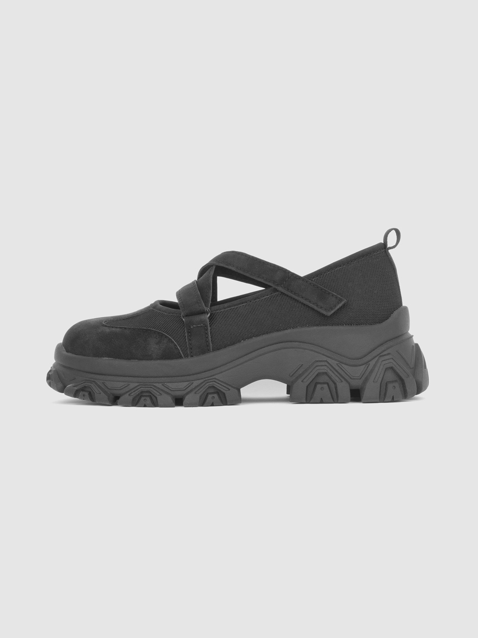 MUSINSA公式 | ATT X strap maryjane sneakers (Black)