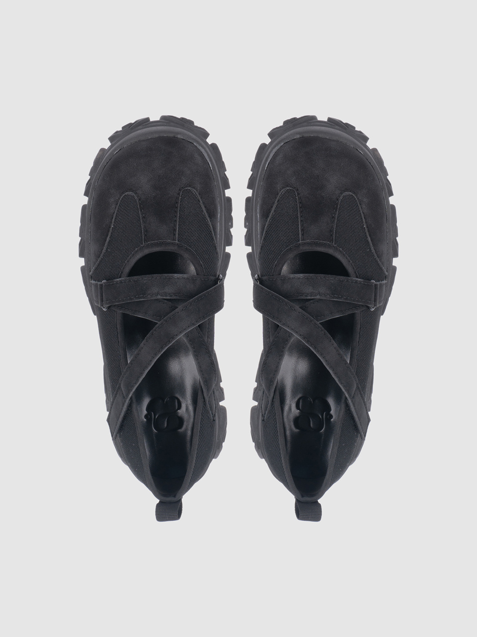 MUSINSA | ATT X strap maryjane sneakers (Black)