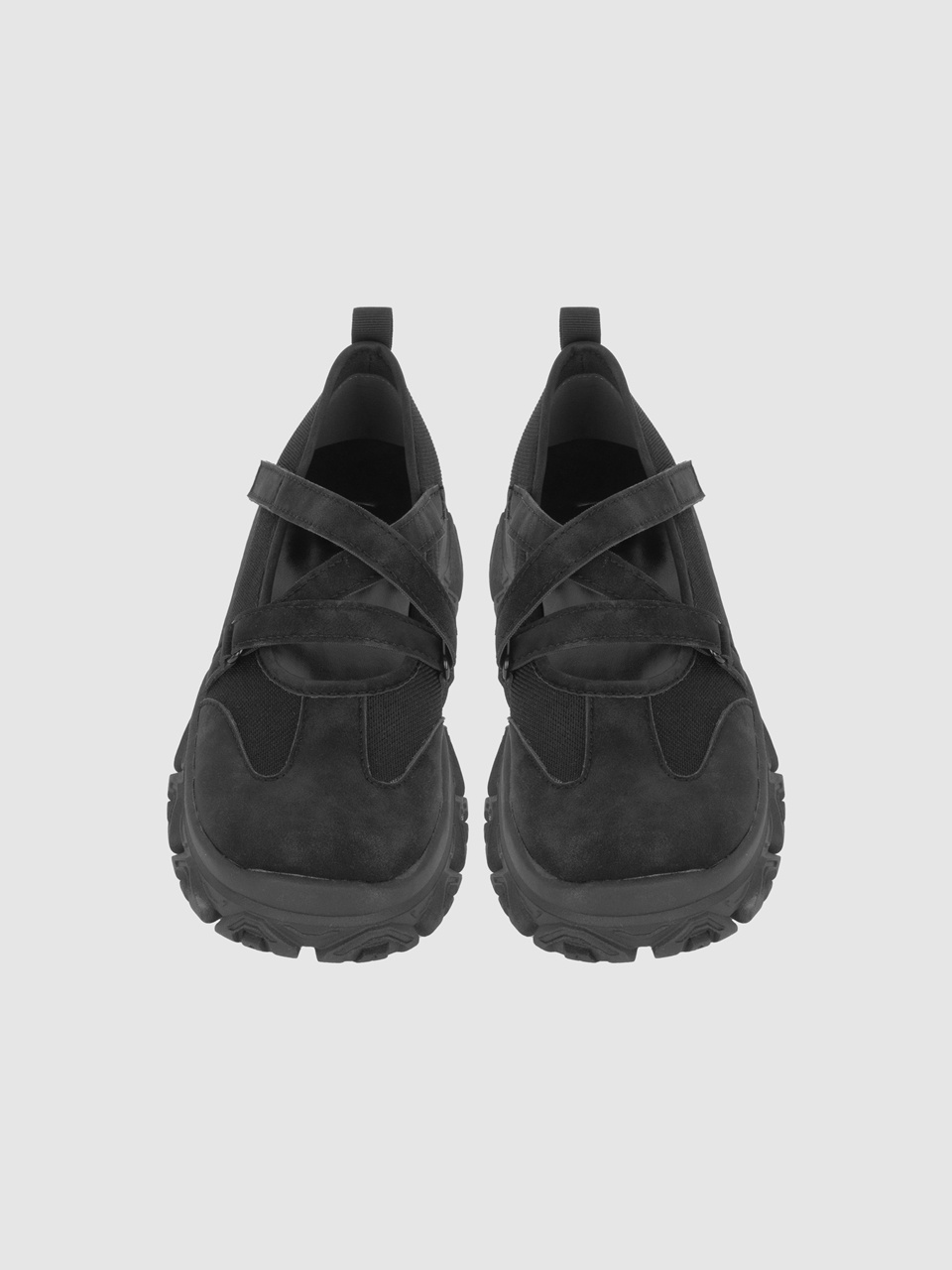 MUSINSA | ATT X strap maryjane sneakers (Black)