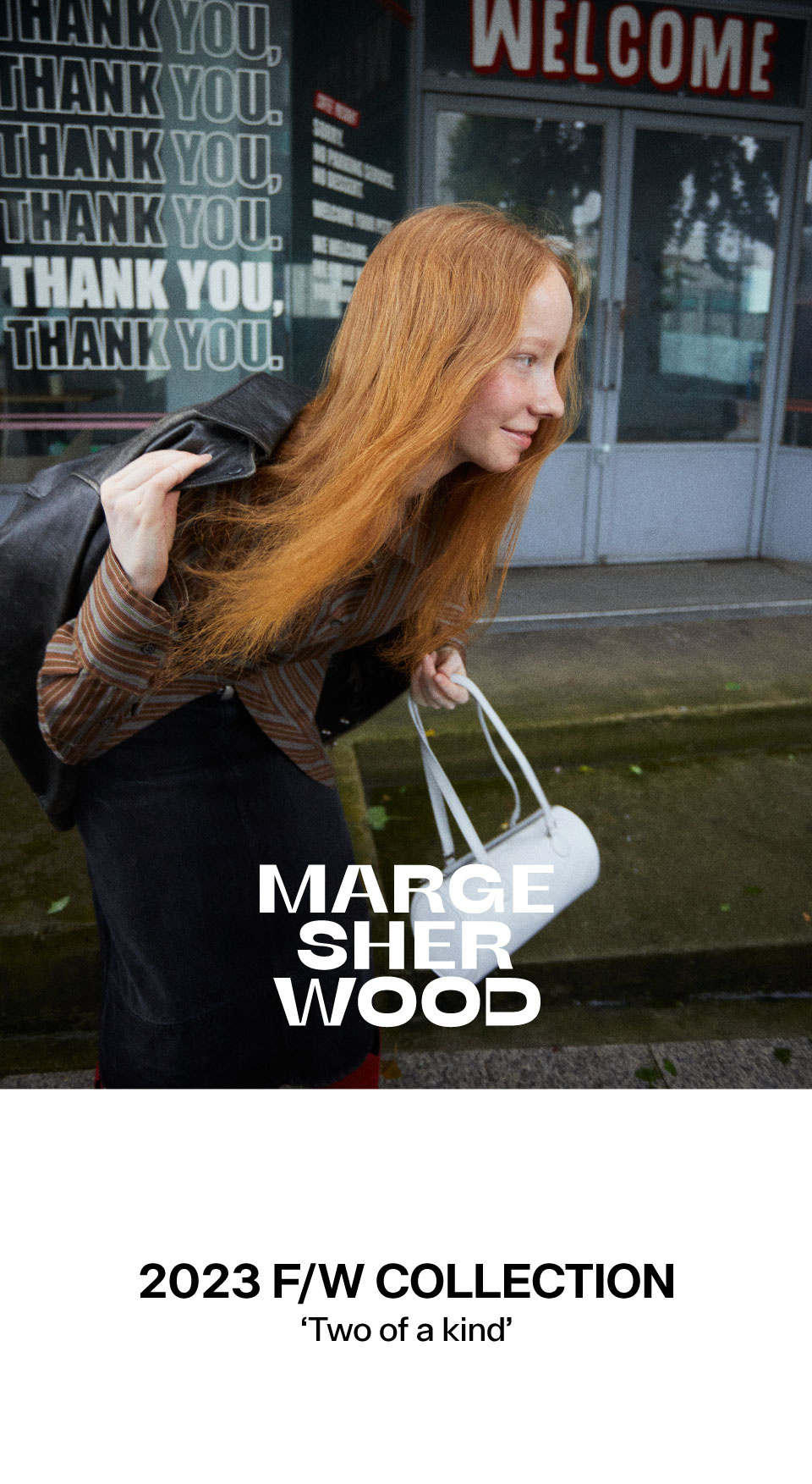 MUSINSA | MARGESHERWOOD ZIPPER SMALL - silver crinkle