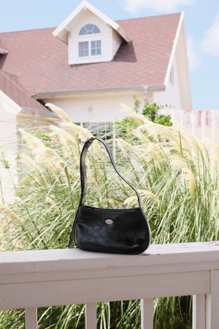 MUSINSA公式 | SOMEWHEREBUTTER fle two-way bag - black