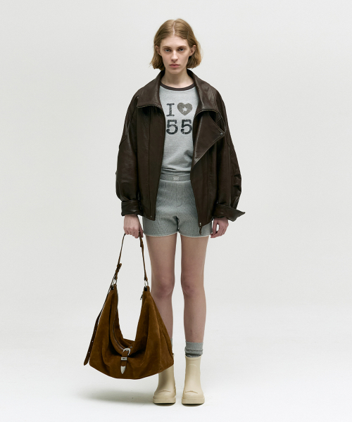 BELTED HOBO_chestnut nubuck