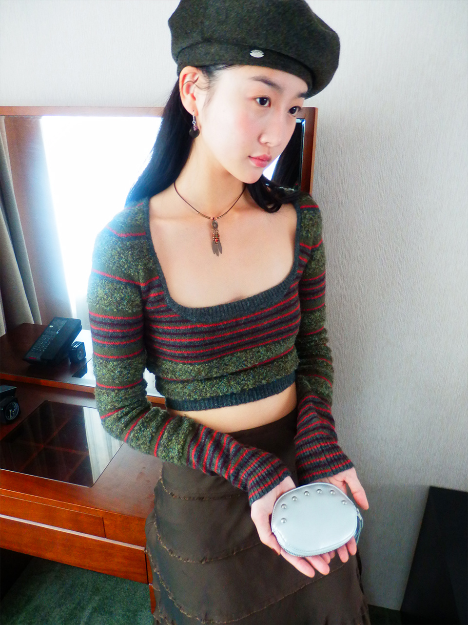 MUSINSA公式 | COLOCYNTH Dots Wallet Silver